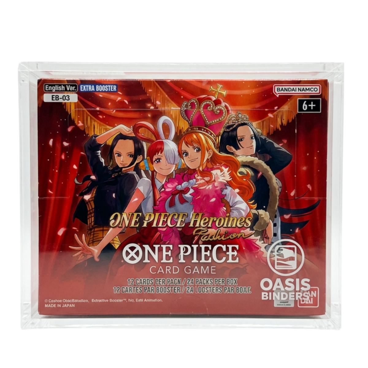 Booster Box Protective Acrylic Display Case – Style 2 – Oasis Binders
