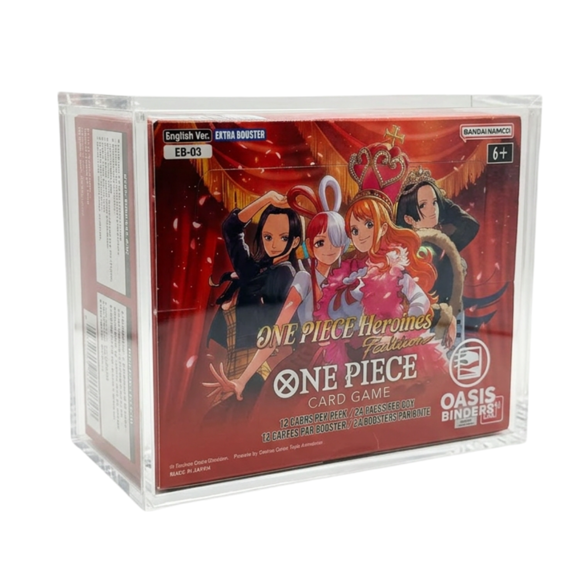 Booster Box Protective Acrylic Display Case – Style 2 – Oasis Binders (view 2)