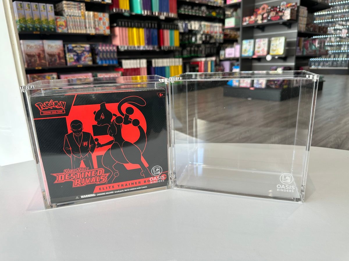 Elite Trainer Box Protective Acrylic Display Case – Oasis Binders (view 3)