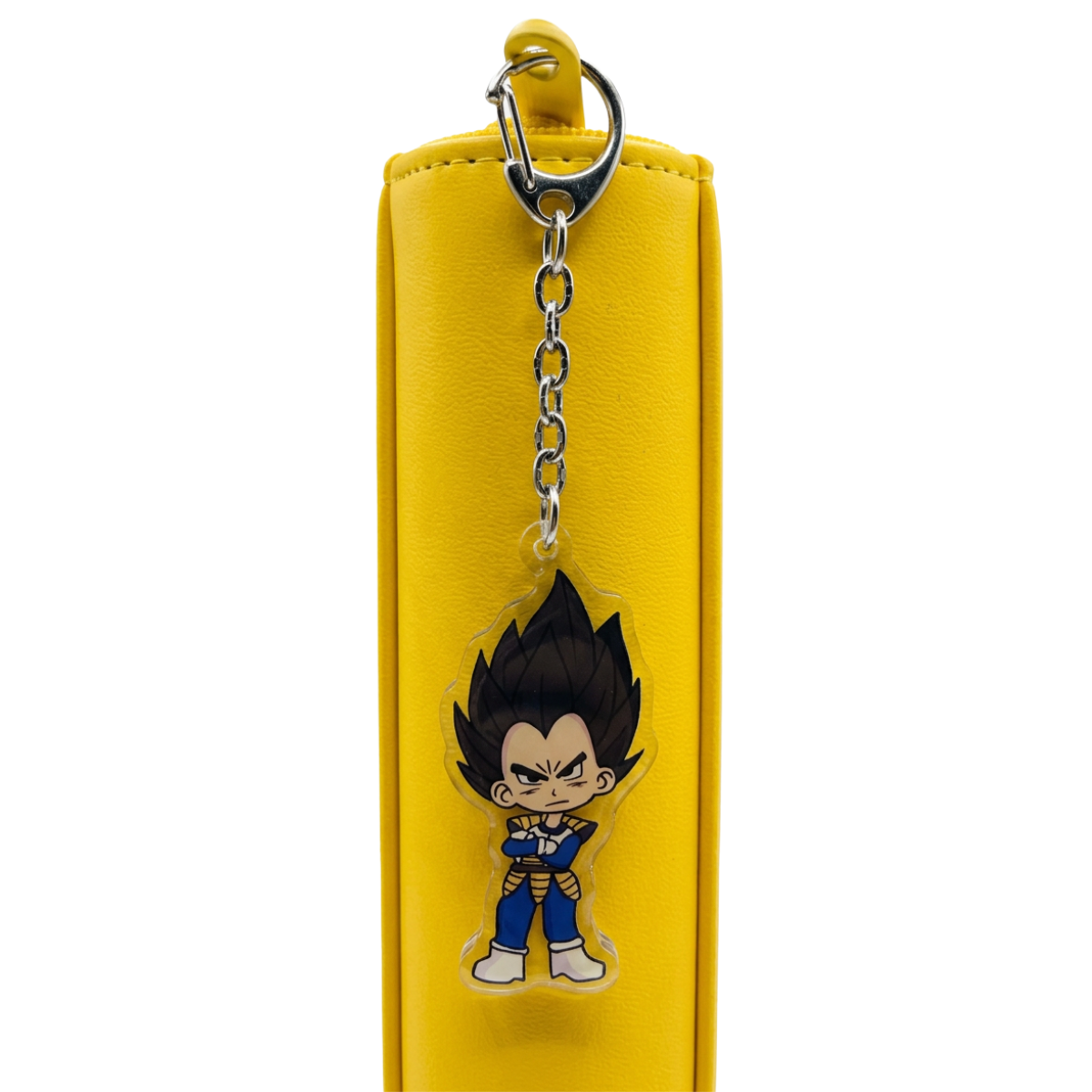 Vegeta Acrylic Keychain – TCG Binder Charm – Oasis Binders