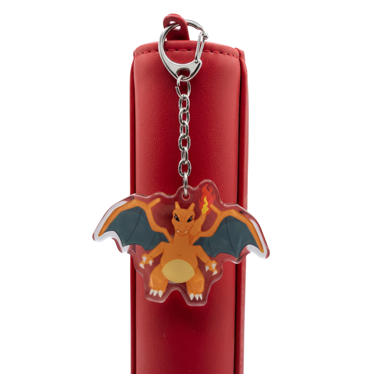 Charizard Acrylic Keychain – TCG Binder Charm – Oasis Binders