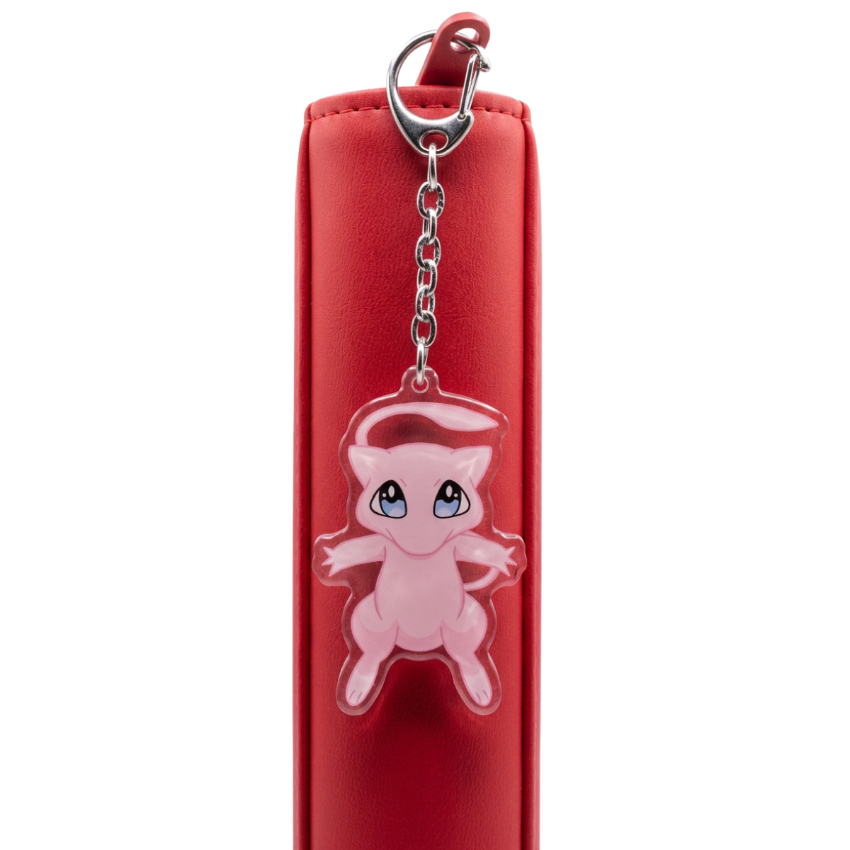 Mew Acrylic Keychain – TCG Binder Charm – Oasis Binders