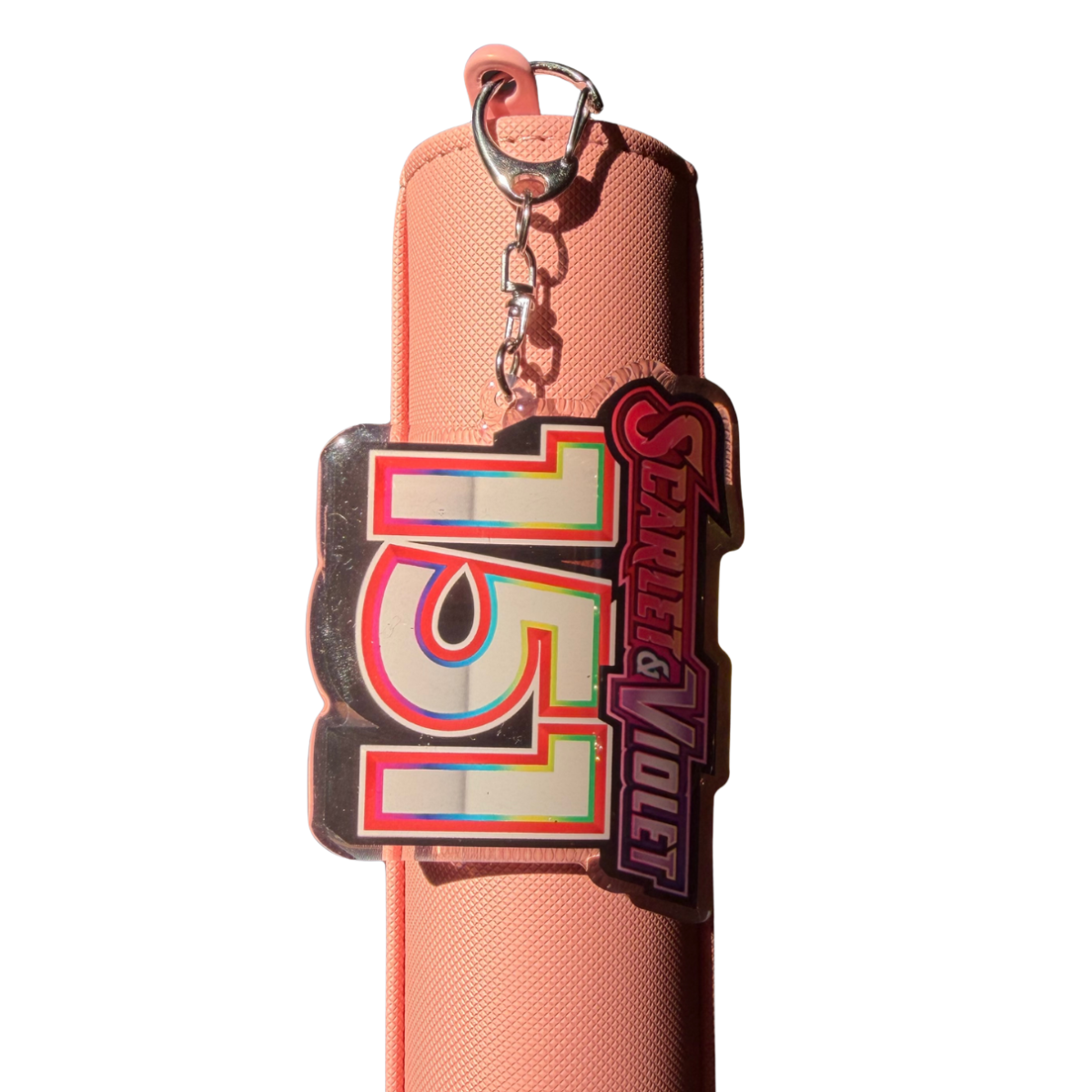 Scarlet & Violet 151 Acrylic Keychain – TCG Binder Charm – Oasis Binders